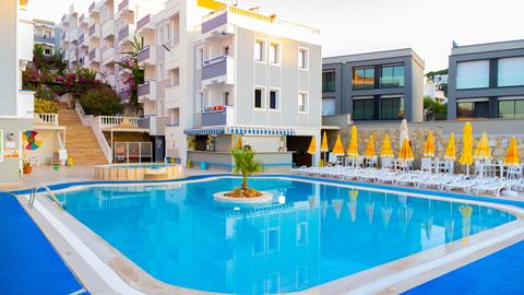 Boek een voordelige vakantie in 2026 naar Hotel Sunpoint Suites in Bodrum